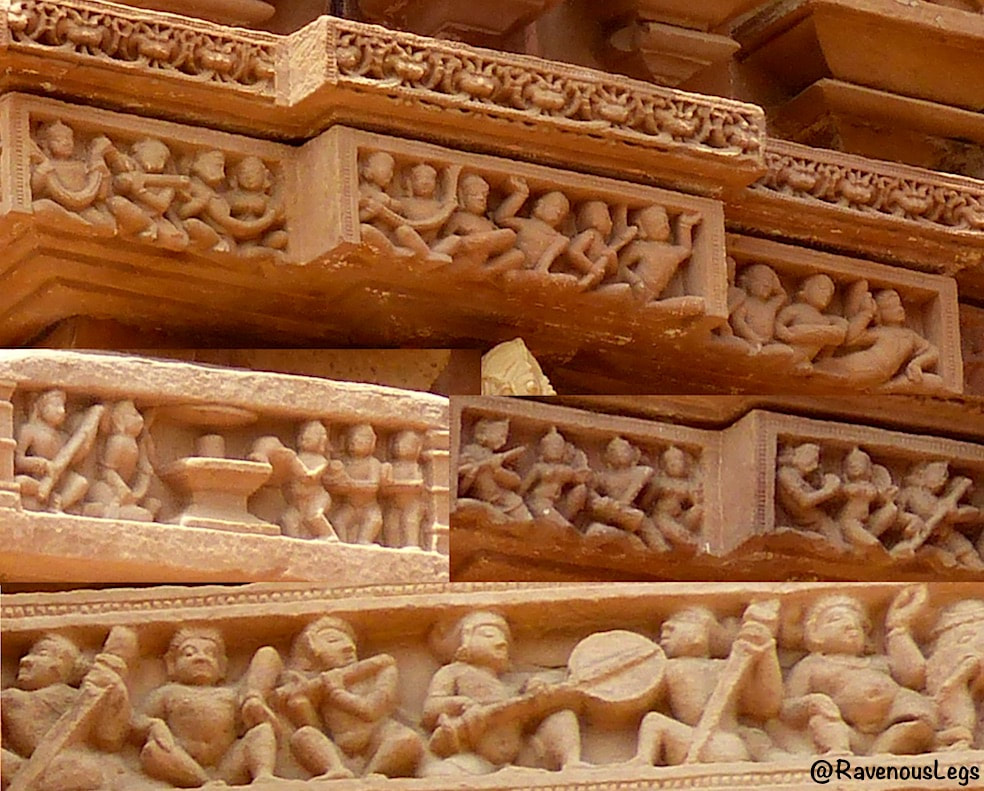 Secular Sculptures of Social life - Khajuraho Temples