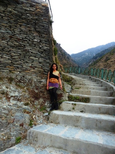 On the way to Bhagsu waterfall - Mcleodganj, Dharamsala, Himachal Pradesh
