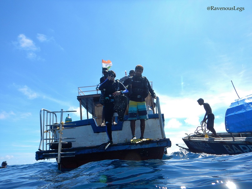 Giant Stride - Scuba Diving in Andaman