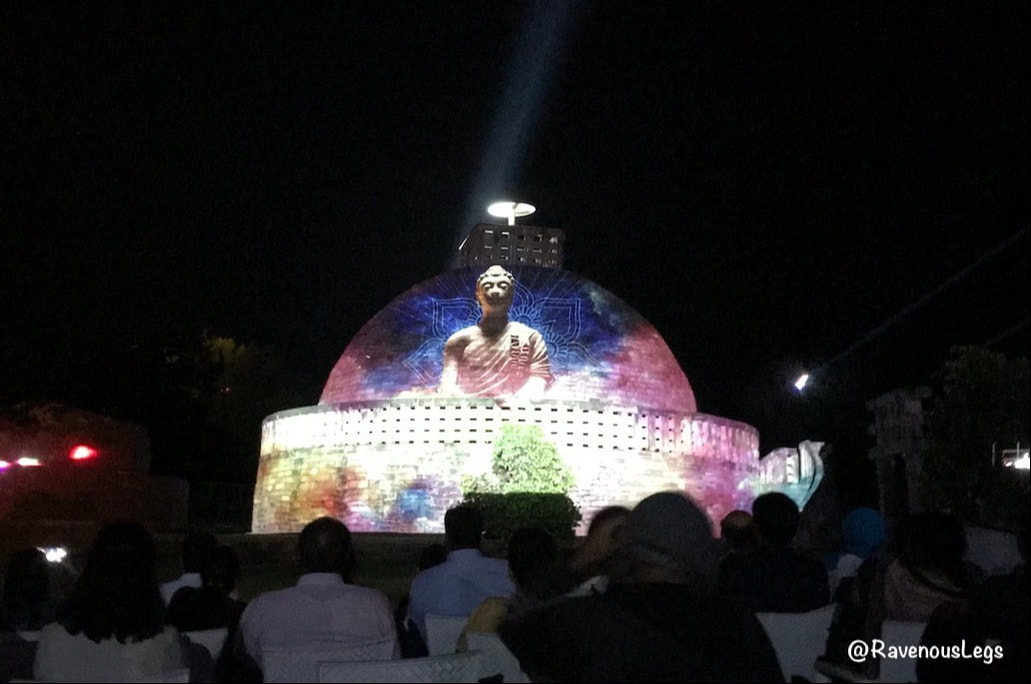 Light and sound show - Sanchi Stupa, Madhya Pradesh