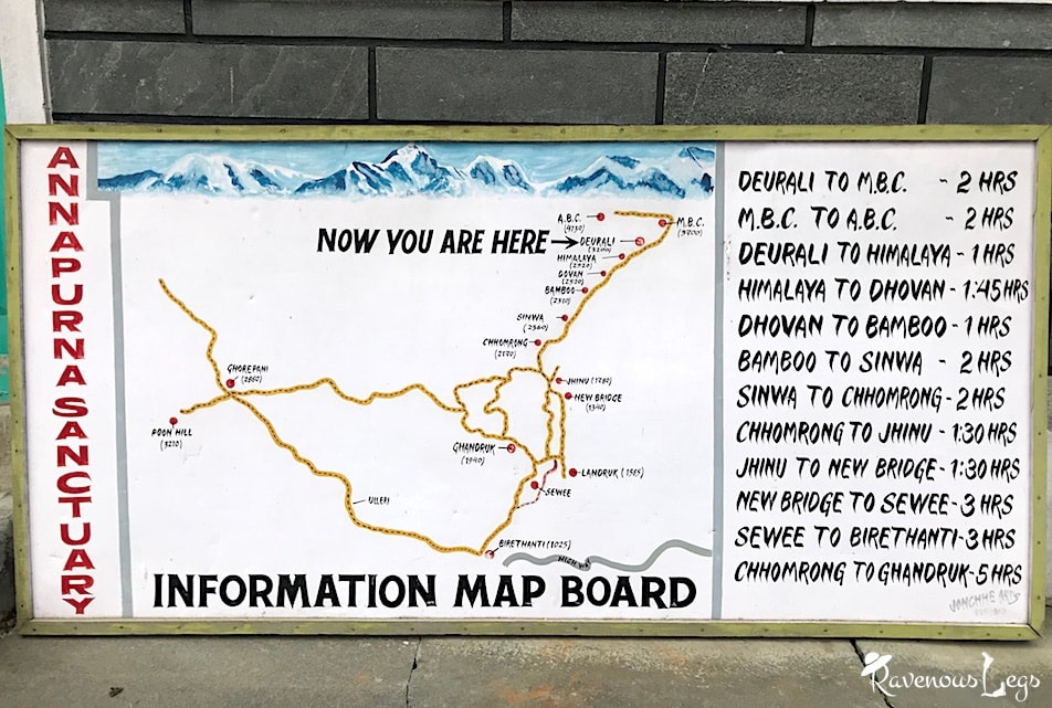 Information on Annapurna Base Camp Trek, Nepal