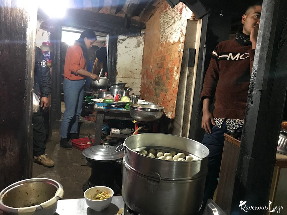 Food joints serving local food in Bandipur Bazaar