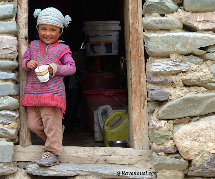 Ladakhi kid - Markha Valley trek in Ladakh