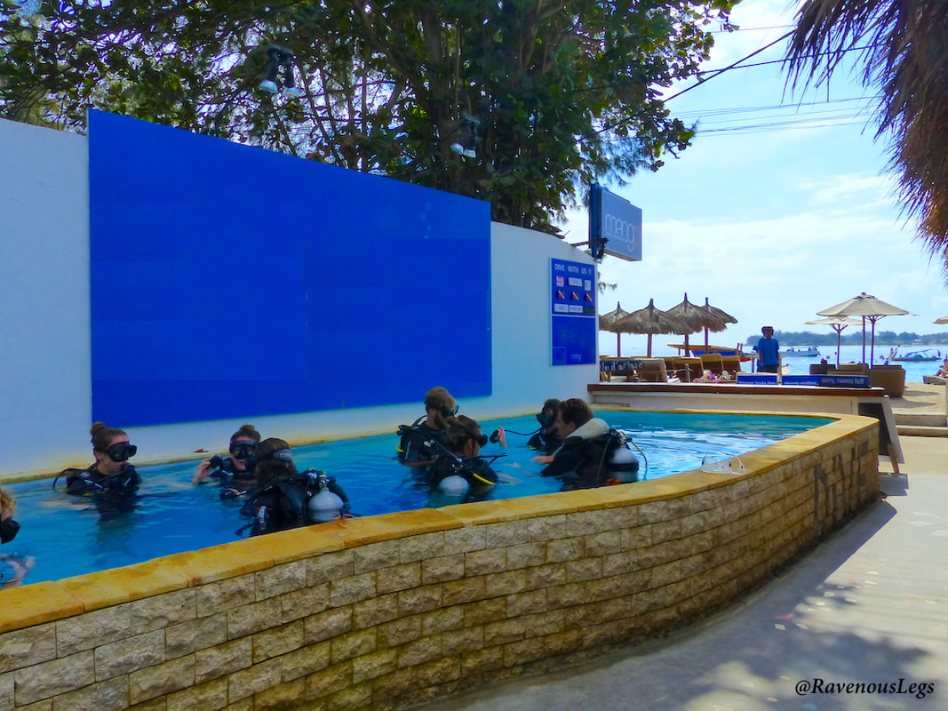 Confined Water sessions for Open Water Diver Certification: Scuba Diving - Gili Trawangan