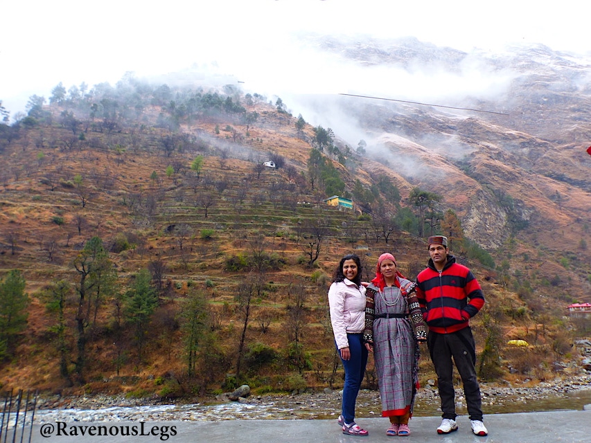 Local family in Tirthan Valley, Himachal Pradesh