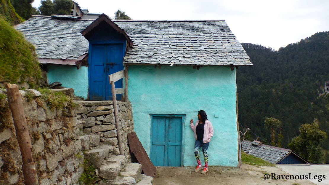 Traditional Himachali house in a village in Chamba