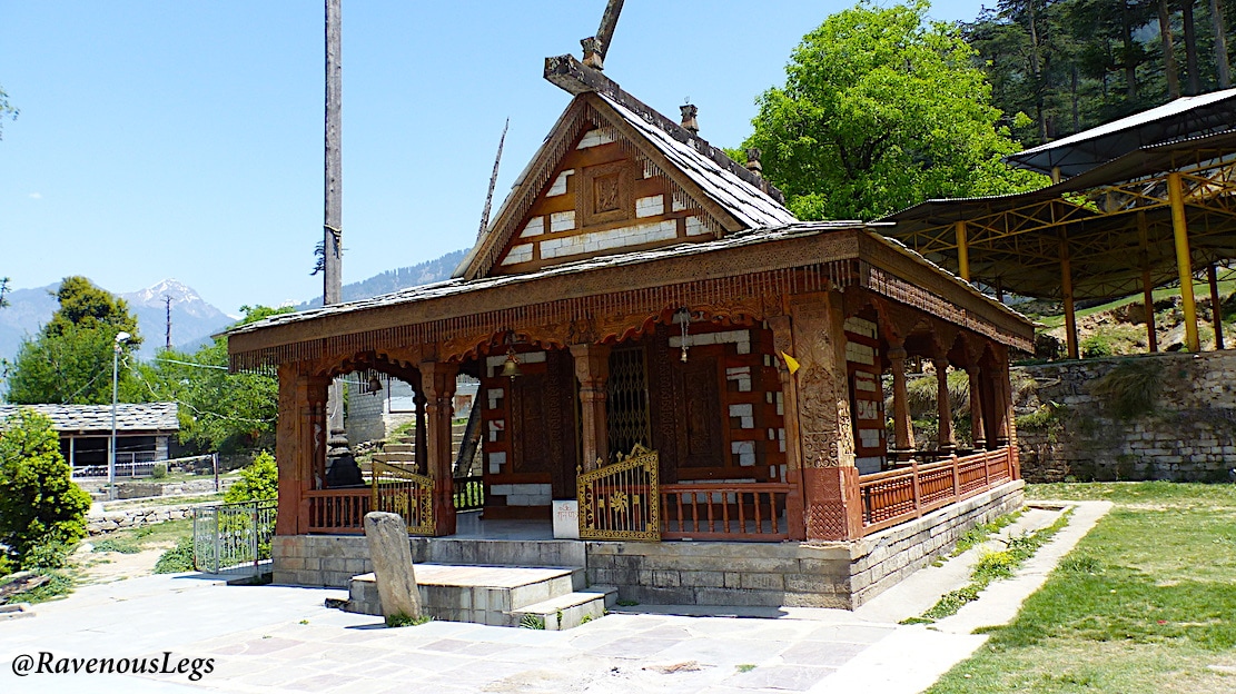 Traditional Himachali temple