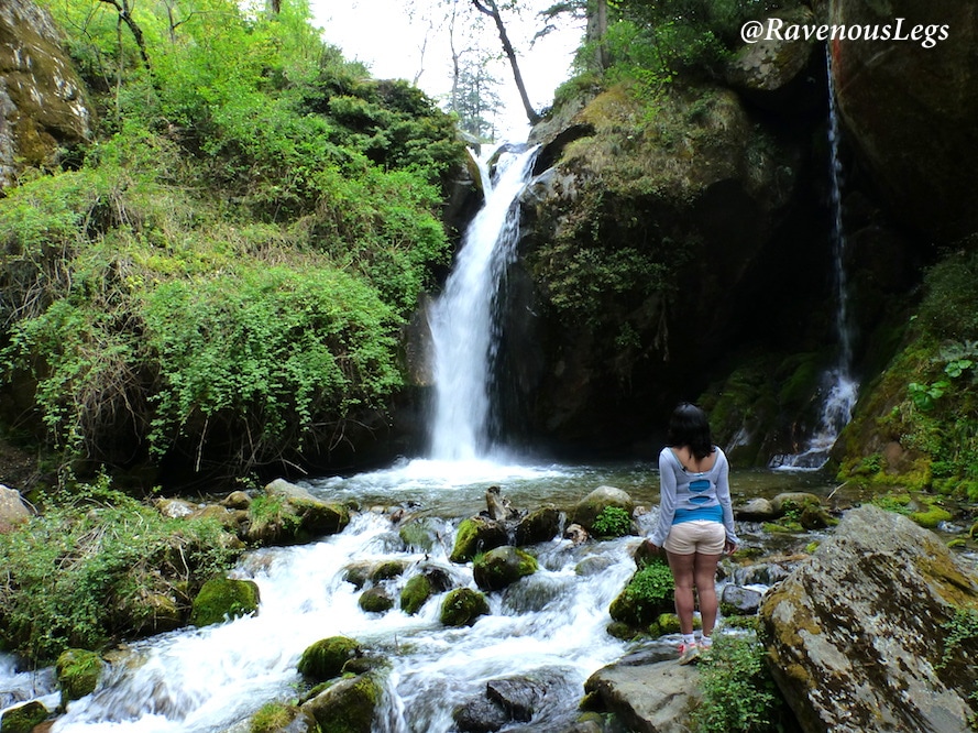Nature trail to waterfall in Karjan, Manali