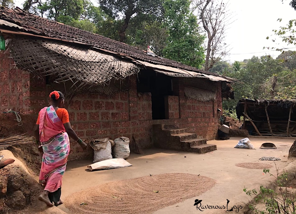 Traditional Malvani house in Parule village, Maharashtra