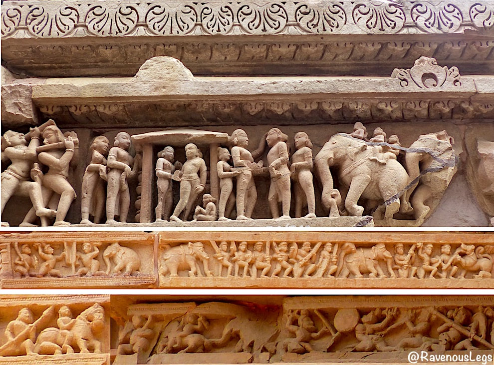 Secular Sculptures of Economic life - Khajuraho Temples