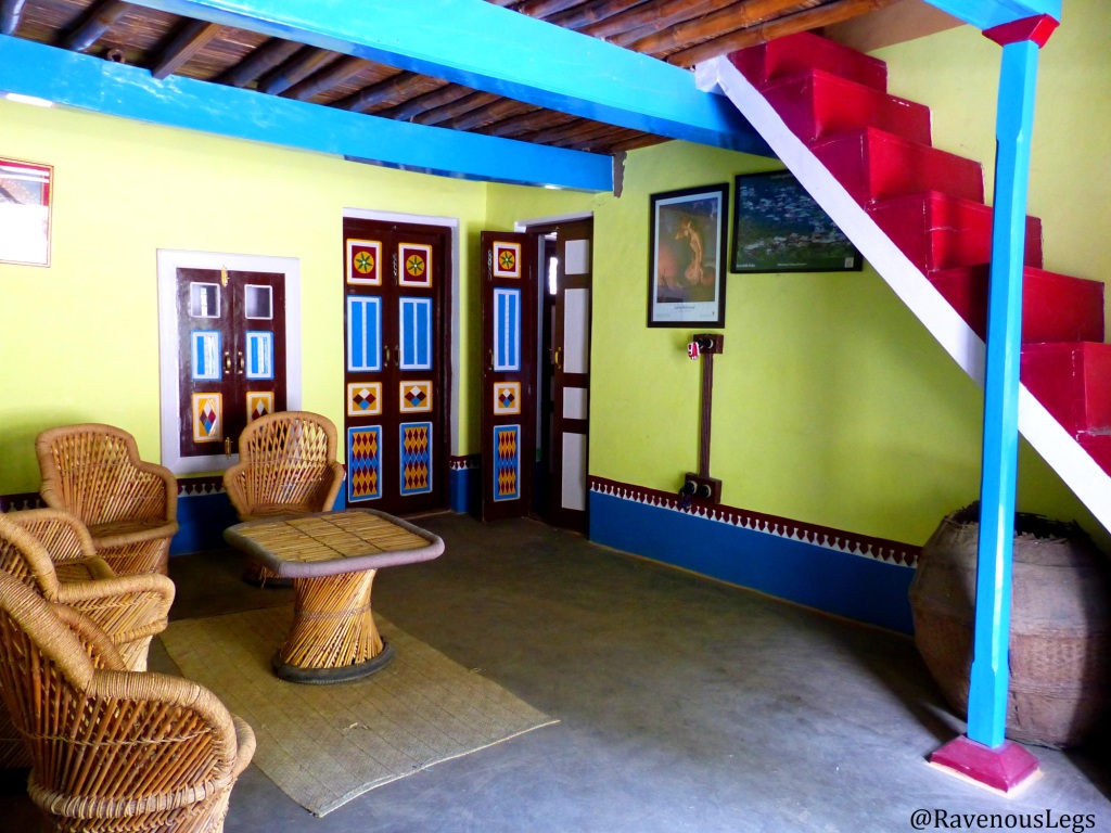 Living room in Kangra Hut - Himachal Heritage Village, Palampur