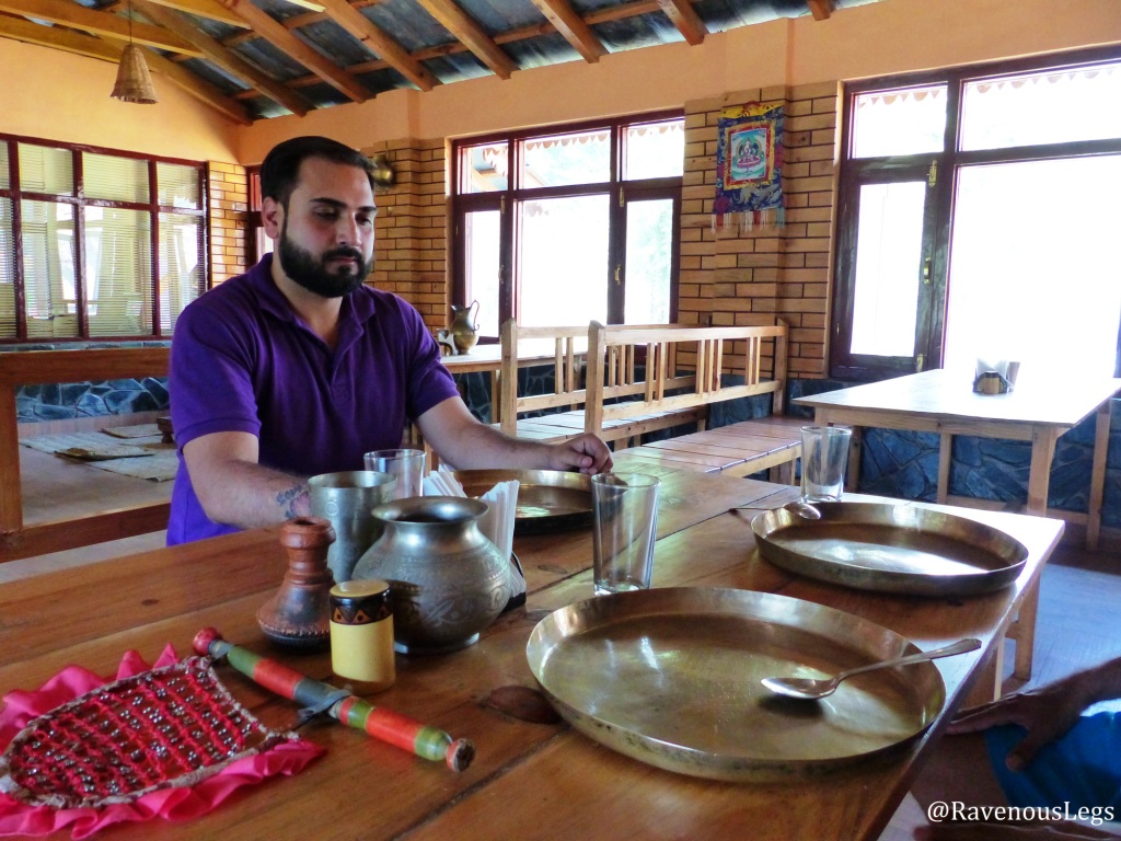 Gagan Sharma treating with Kangri Dham, Himachal Heritage Village, Palampur