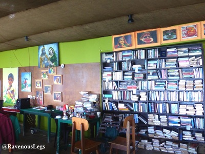 Themed cafes & libraries, Varkala Cliff, Kerala