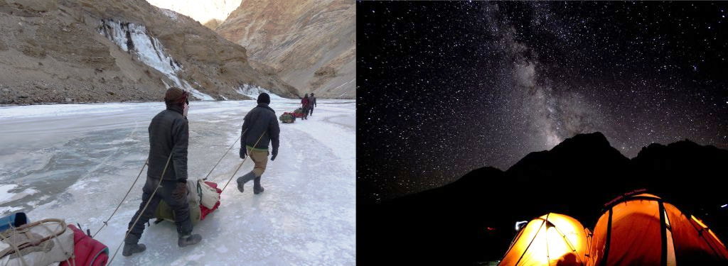 Chadar Trek - Blanket of snow / blanket of stars