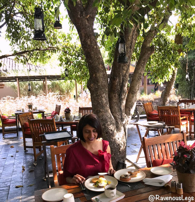 Breakfast Under the Jamun Tree - signature restaurant of Jehan Numa Retreat