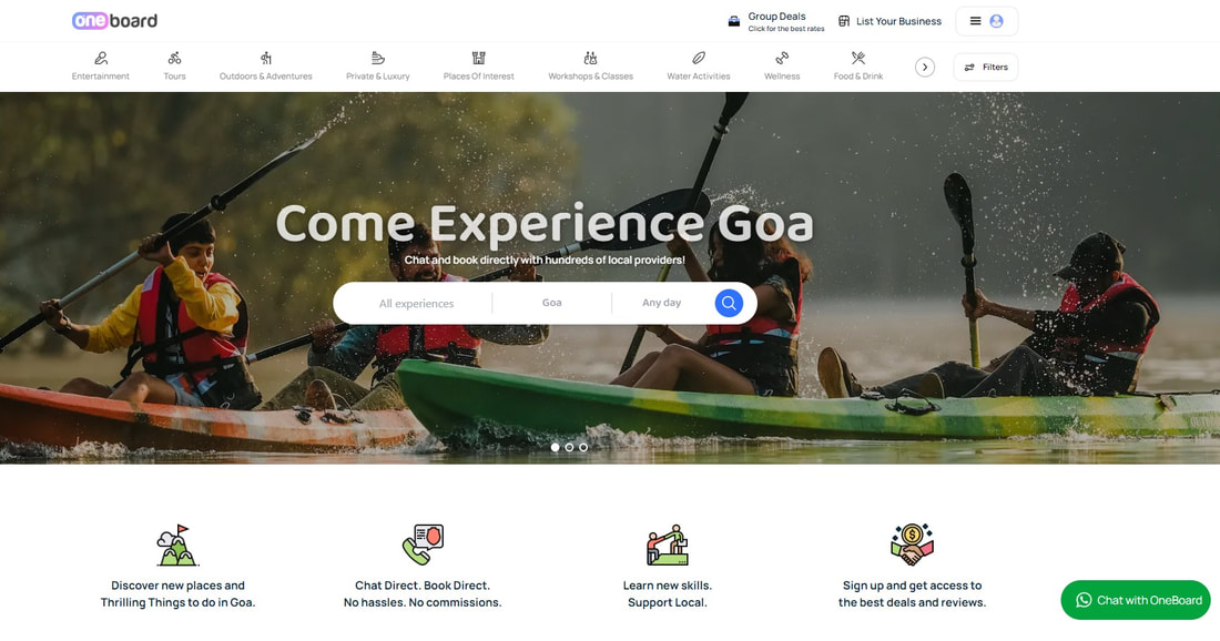 Experience Goa with OneBoard