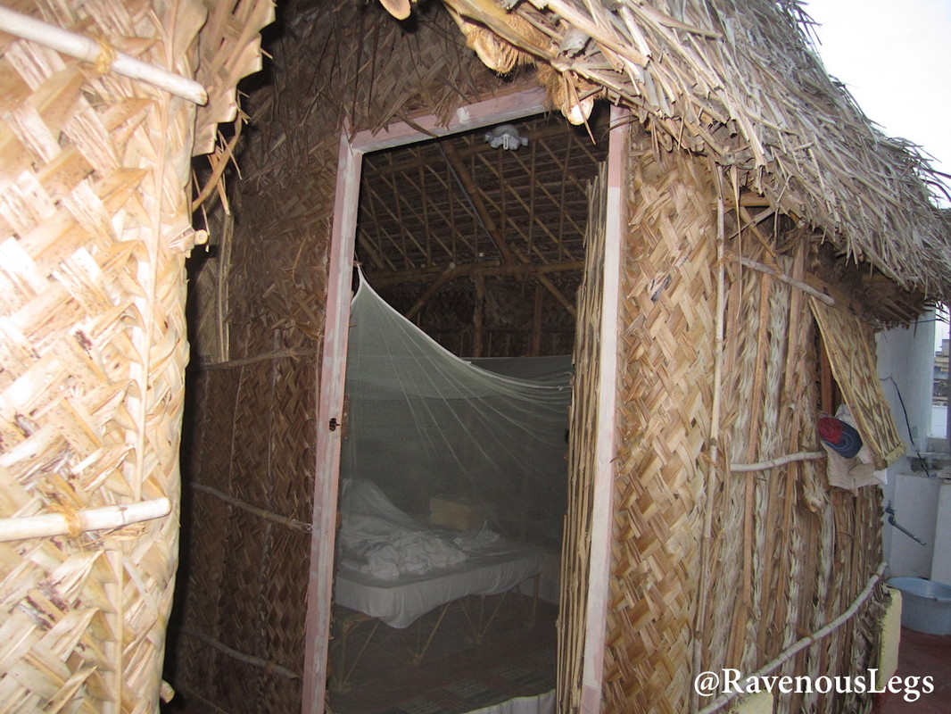 Bamboo Huts in French Quarters, Pondicherry, India