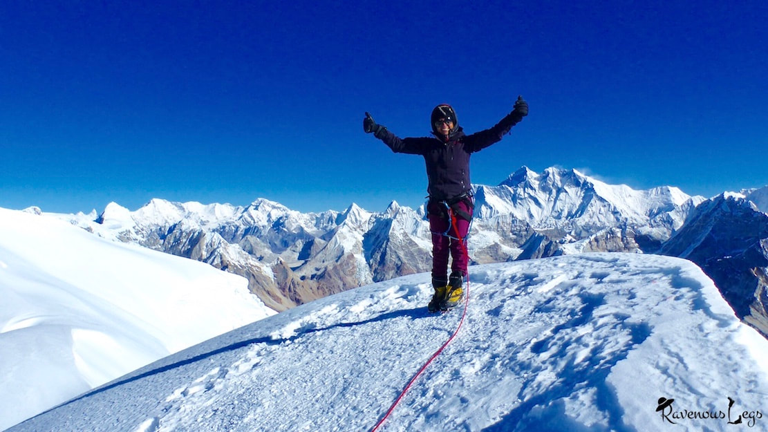 Mera Peak Summit in Nepal - 6461m height