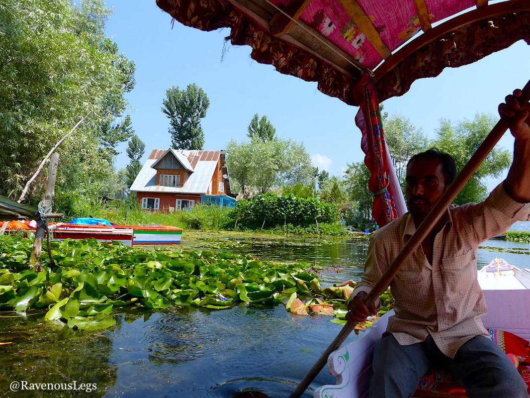 Visiting traditional Kashmiri house on Dal Lake