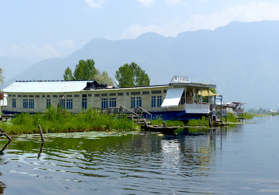houseboat on dal lake, kashmir