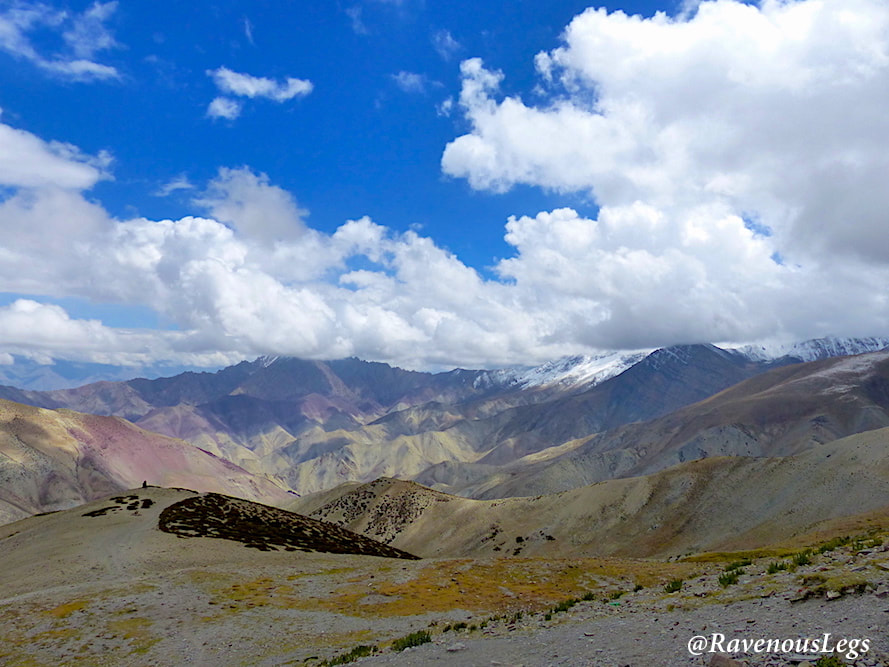 View from GandaLa pass - Markha Valley trek in Ladakh
