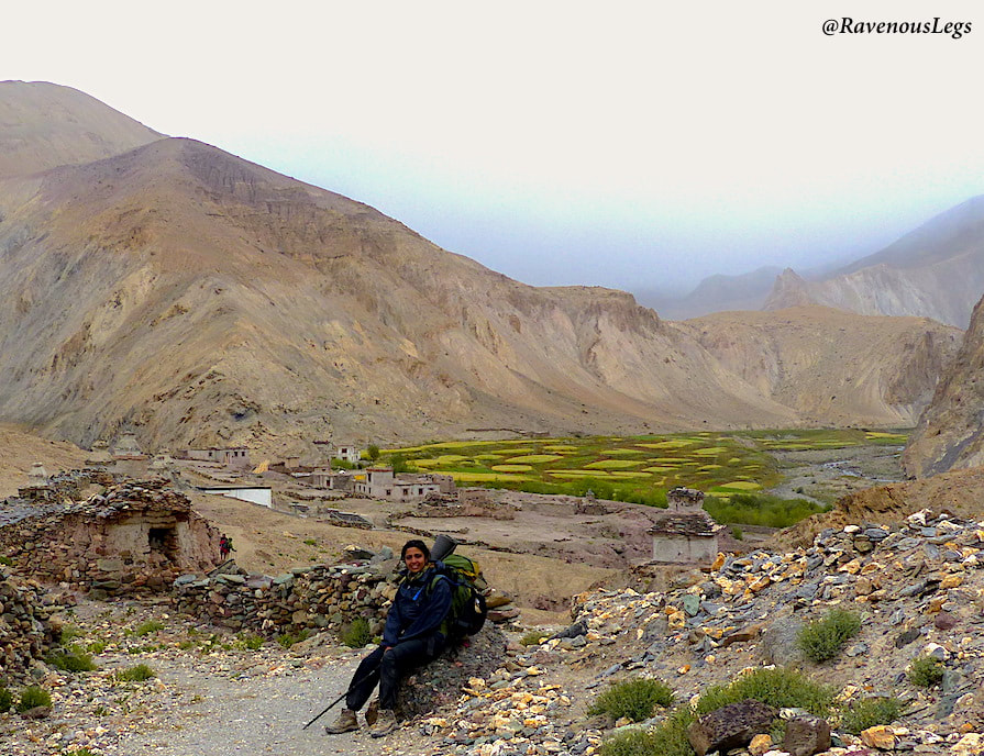 on the way to Thochuntse - Markha Valley trek in Ladakh