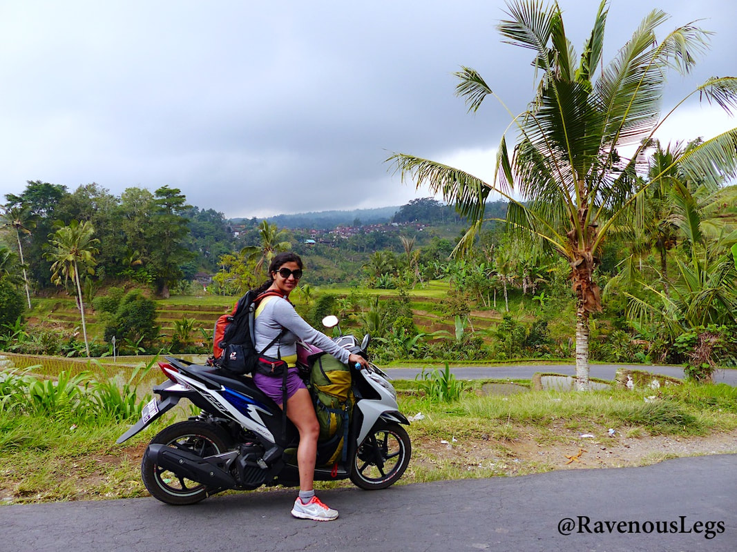 Backpacking in Bali on a 2 wheeler