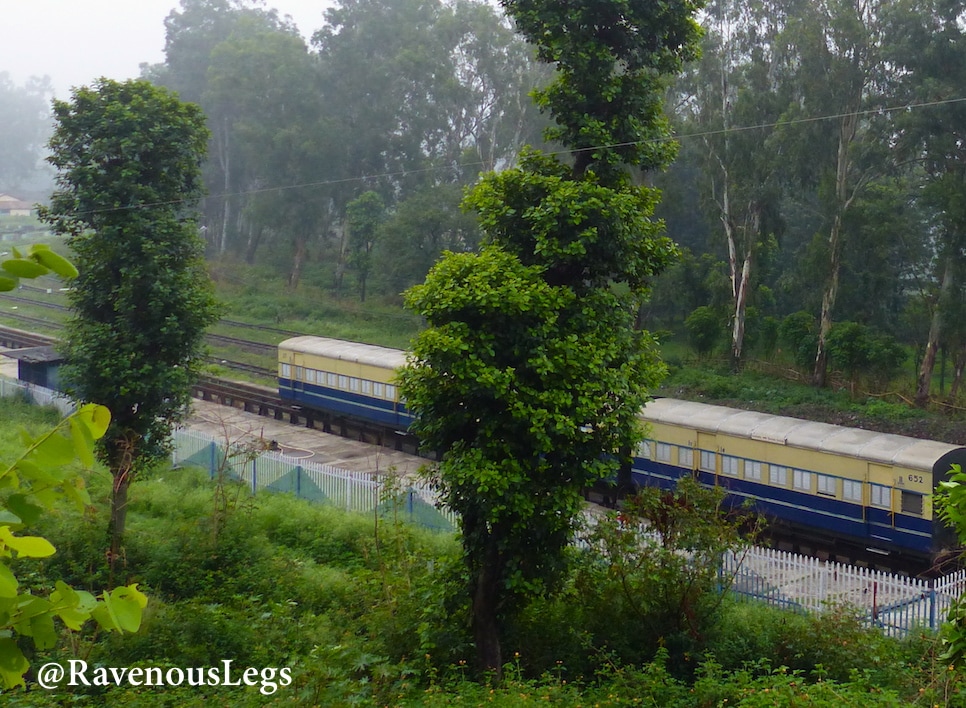 Toy train from Pathankot to Ahju, near Bir