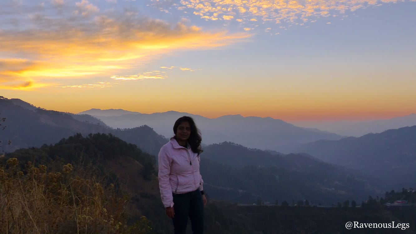Sunrise view from - Aamod at Shoghi