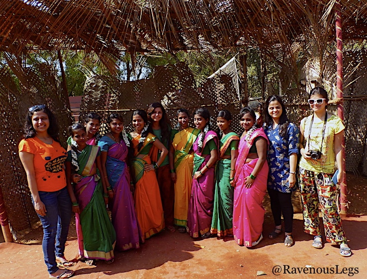 Saree competition at Goa Tribal Festival Xeldem