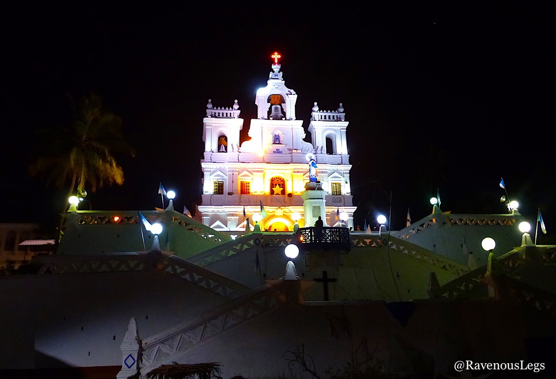 Our Lady of the Immaculate conception Church, Panjim, Goa in night