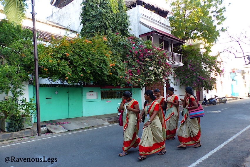  ​The locals of Pondicherry 