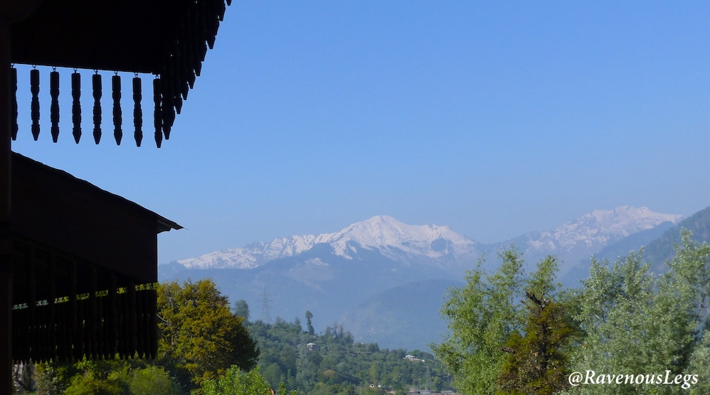 View from the rooms in ShivAdya Resort, Manali