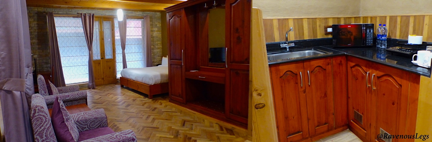 Luxury room with kitchenette in ShivAdya Resort, Manali