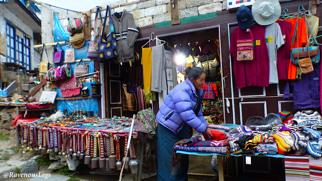 Shopping market at Namche Bazaar - Everest Base Camp Trek