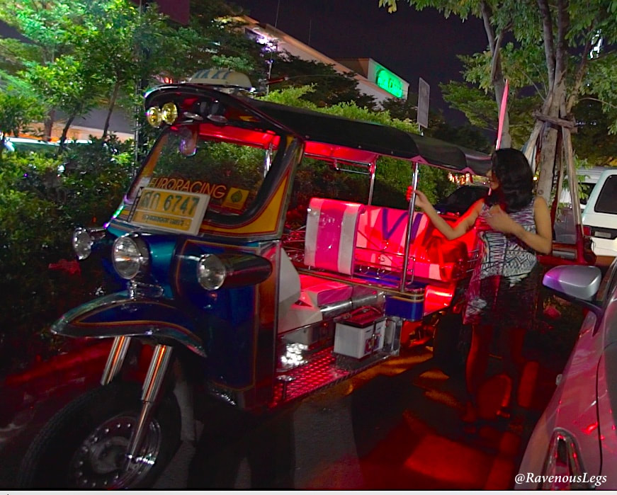 Tuk Tuk Ride in Bangkok, thailand